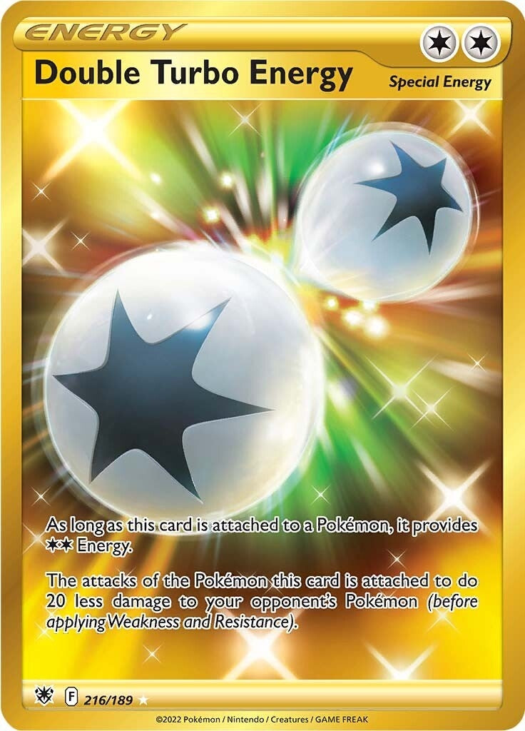 Image for Double Turbo Energy (Secret) (216/189) - Pokemon