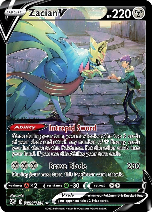 Image for Zacian V (TG21/TG30) - Pokemon