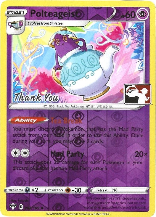 Image for Polteageist - 83/189 (Pokemon League) [Thank You] (083/189) - Pokemon