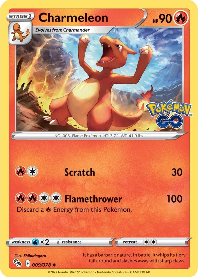 Image for Charmeleon (009/078) - Pokemon