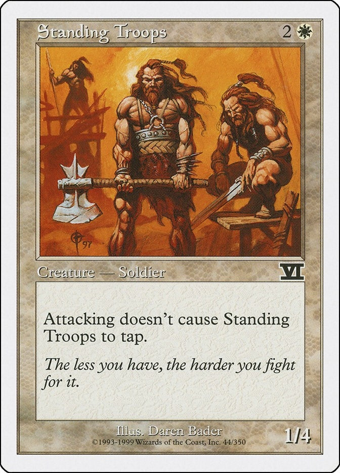 Image for Standing Troops (44) - Magic: The Gathering