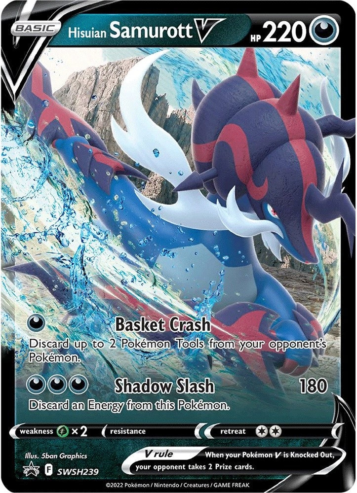 Image for Hisuian Samurott V - SWSH239 (SWSH239) - Pokemon