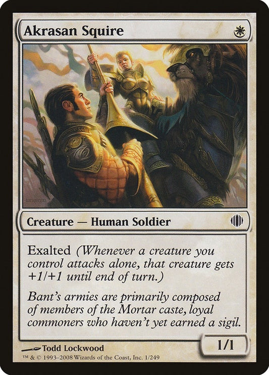 Image for Akrasan Squire (1) - Magic: The Gathering