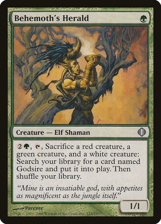 Image for Behemoth's Herald (124) - Magic: The Gathering