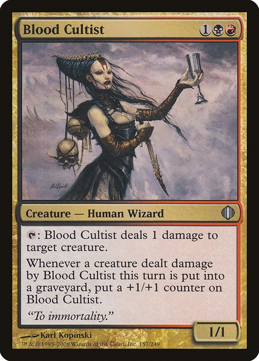 Image for Blood Cultist (157) - Magic: The Gathering