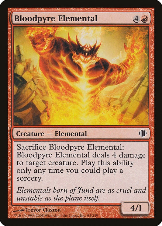 Image for Bloodpyre Elemental (93) - Magic: The Gathering