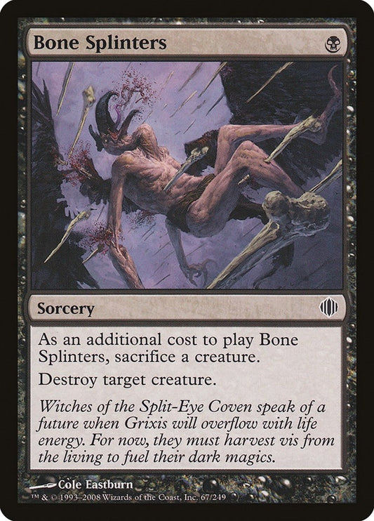 Image for Bone Splinters (67) - Magic: The Gathering