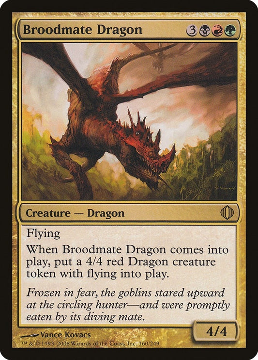 Image for Broodmate Dragon (160) - Magic: The Gathering