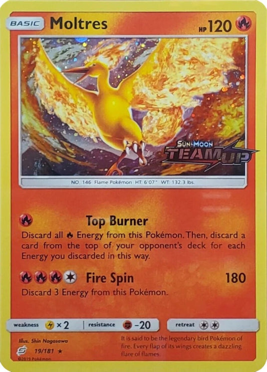 Image for Moltres - 19/181 (Team Up Stamped) (019/181) - Pokemon