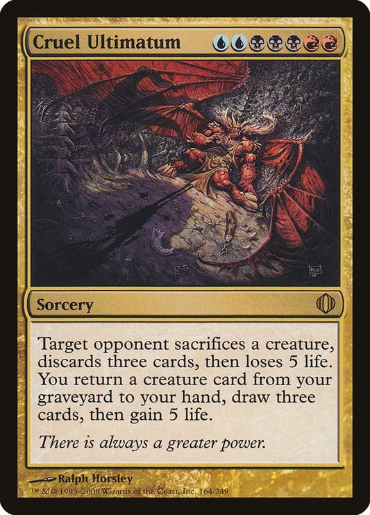 Image for Cruel Ultimatum (164) - Magic: The Gathering