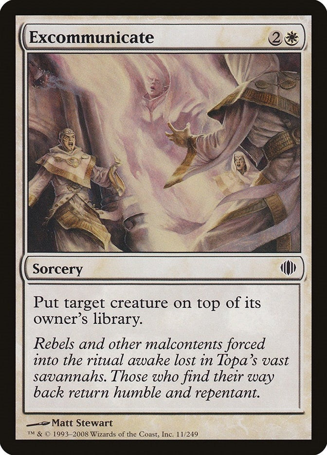 Image for Excommunicate (11) - Magic: The Gathering