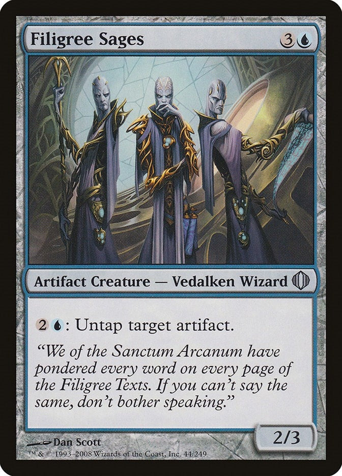 Image for Filigree Sages (44) - Magic: The Gathering