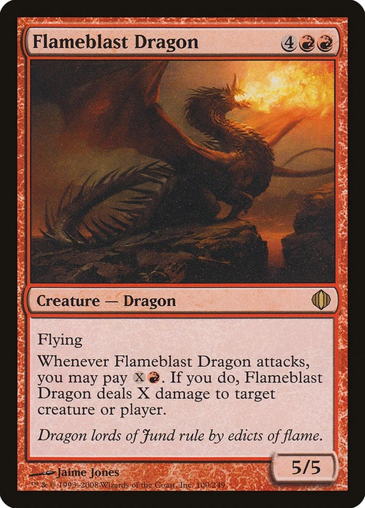 Image for Flameblast Dragon (100) - Magic: The Gathering