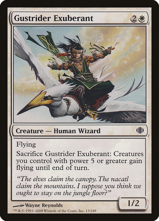 Image for Gustrider Exuberant (13) - Magic: The Gathering