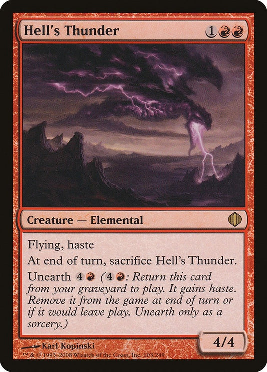 Image for Hell's Thunder (103) - Magic: The Gathering