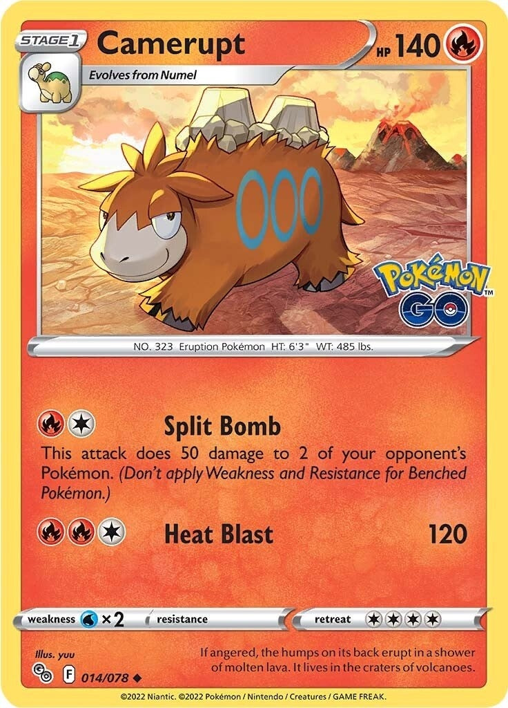 Image for Camerupt (014/078) - Pokemon