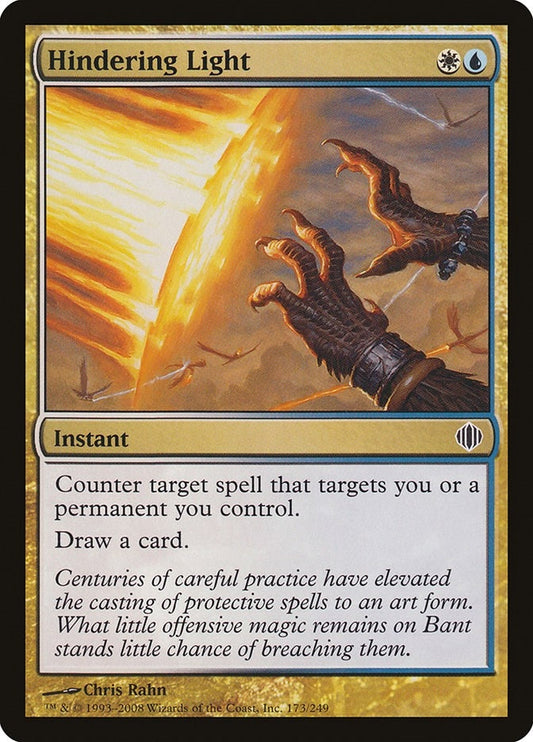Image for Hindering Light (173) - Magic: The Gathering