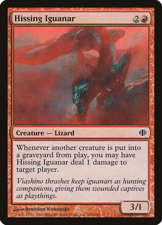 Image for Hissing Iguanar (104) - Magic: The Gathering