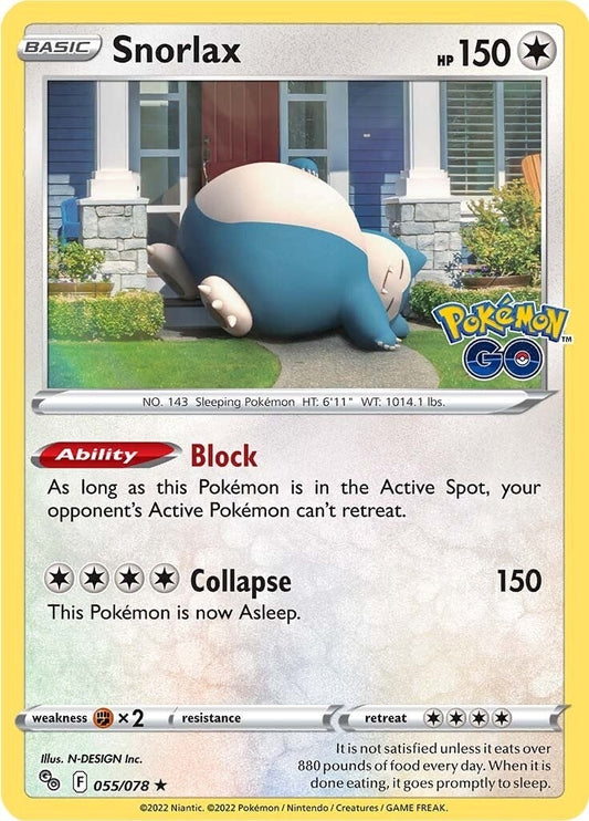 Image for Snorlax (055/078) - Pokemon