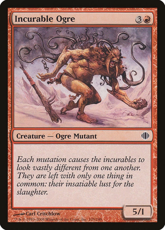Image for Incurable Ogre (105) - Magic: The Gathering