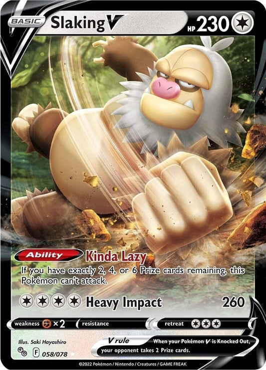 Image for Slaking V (058/078) - Pokemon
