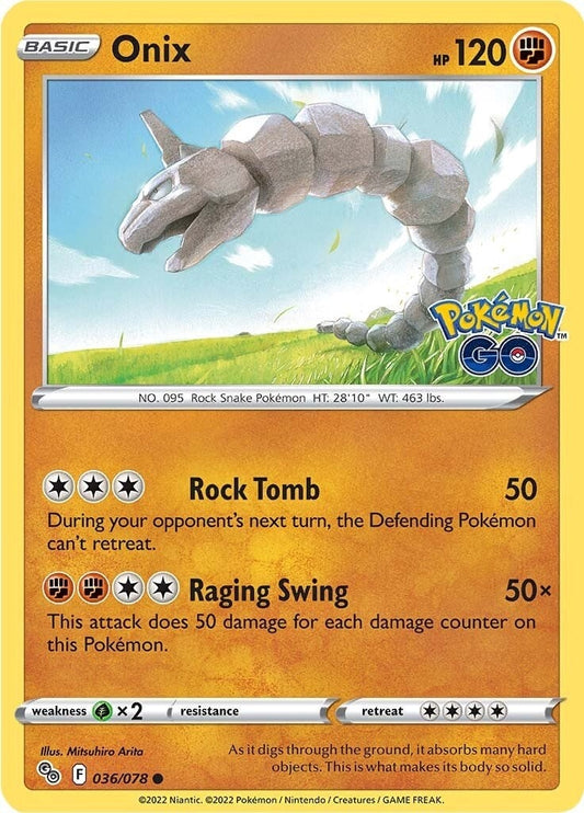 Image for Onix (036/078) - Pokemon
