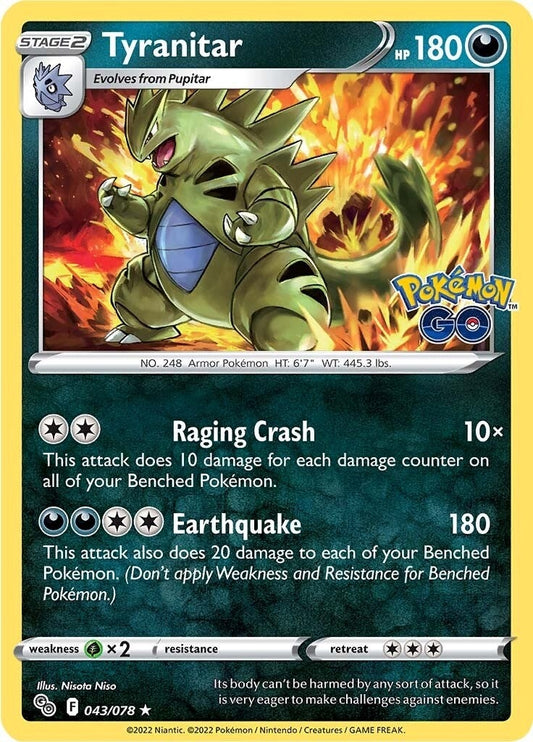 Image for Tyranitar (043/078) - Pokemon
