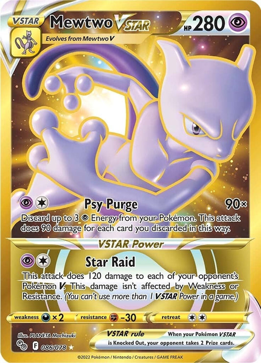 Image for Mewtwo VSTAR (86) (Secret) (086/078) - Pokemon
