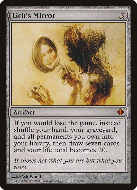 Image for Lich's Mirror (210) - Magic: The Gathering
