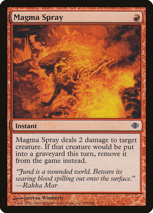 Image for Magma Spray (108) - Magic: The Gathering