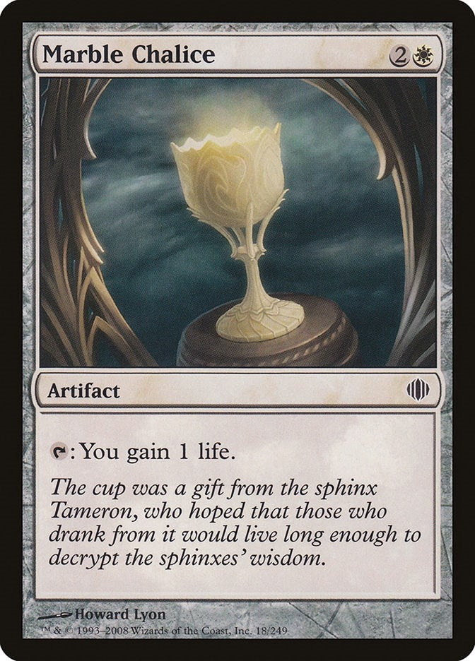 Image for Marble Chalice (18) - Magic: The Gathering