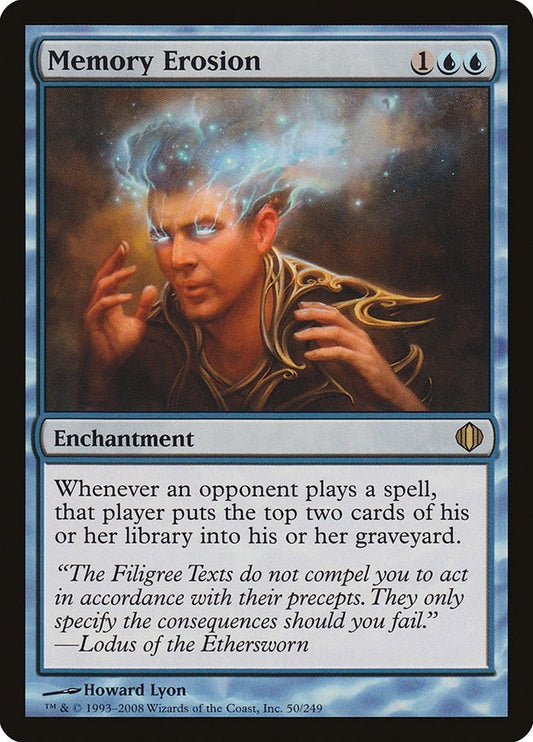 Image for Memory Erosion (50) - Magic: The Gathering