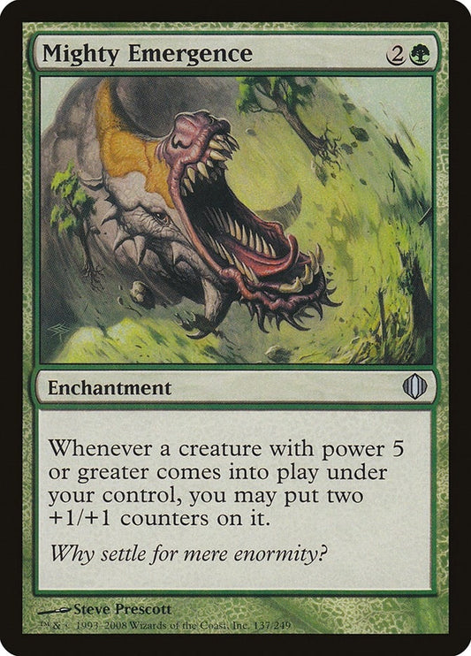 Image for Mighty Emergence (137) - Magic: The Gathering