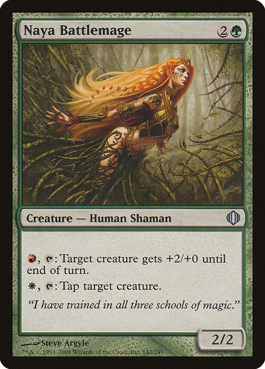 Image for Naya Battlemage (142) - Magic: The Gathering