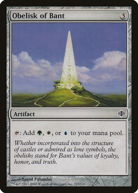 Image for Obelisk of Bant (212) - Magic: The Gathering