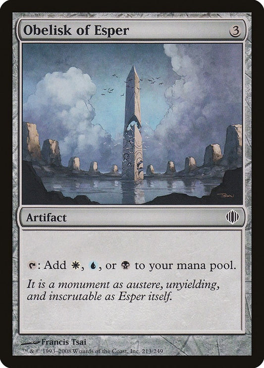 Image for Obelisk of Esper (213) - Magic: The Gathering