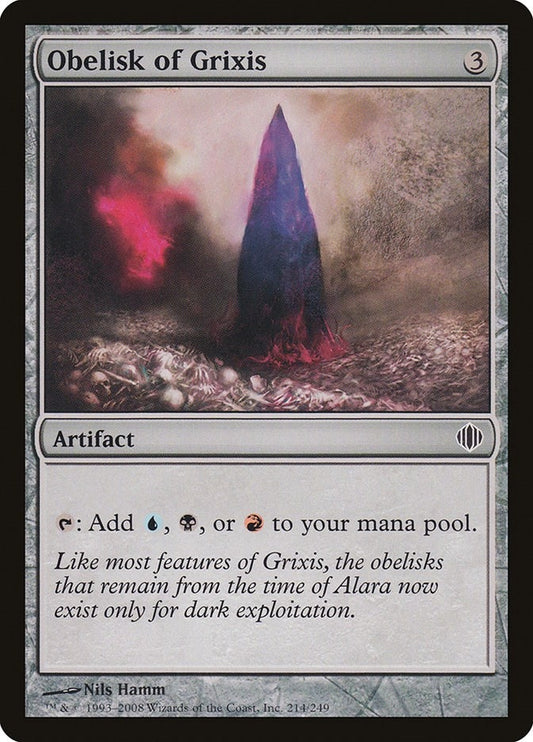 Image for Obelisk of Grixis (214) - Magic: The Gathering