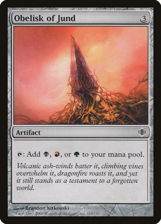 Image for Obelisk of Jund (215) - Magic: The Gathering