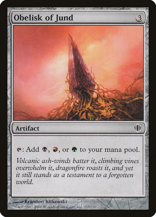 Image for Obelisk of Jund (215) - Magic: The Gathering