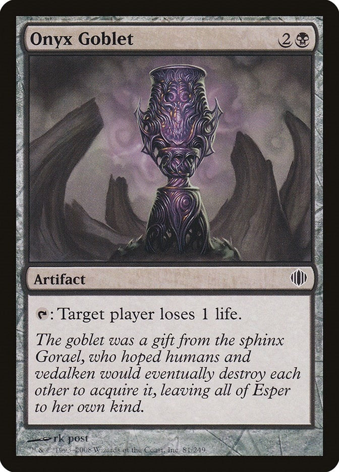 Image for Onyx Goblet (81) - Magic: The Gathering