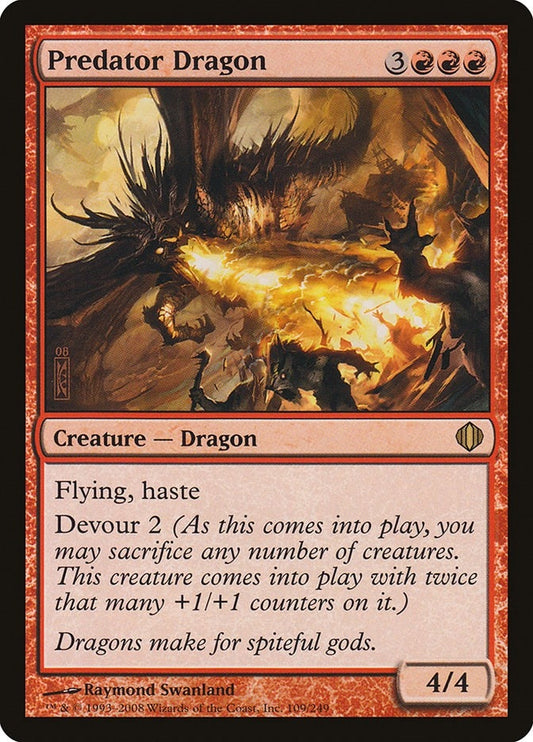 Image for Predator Dragon (109) - Magic: The Gathering