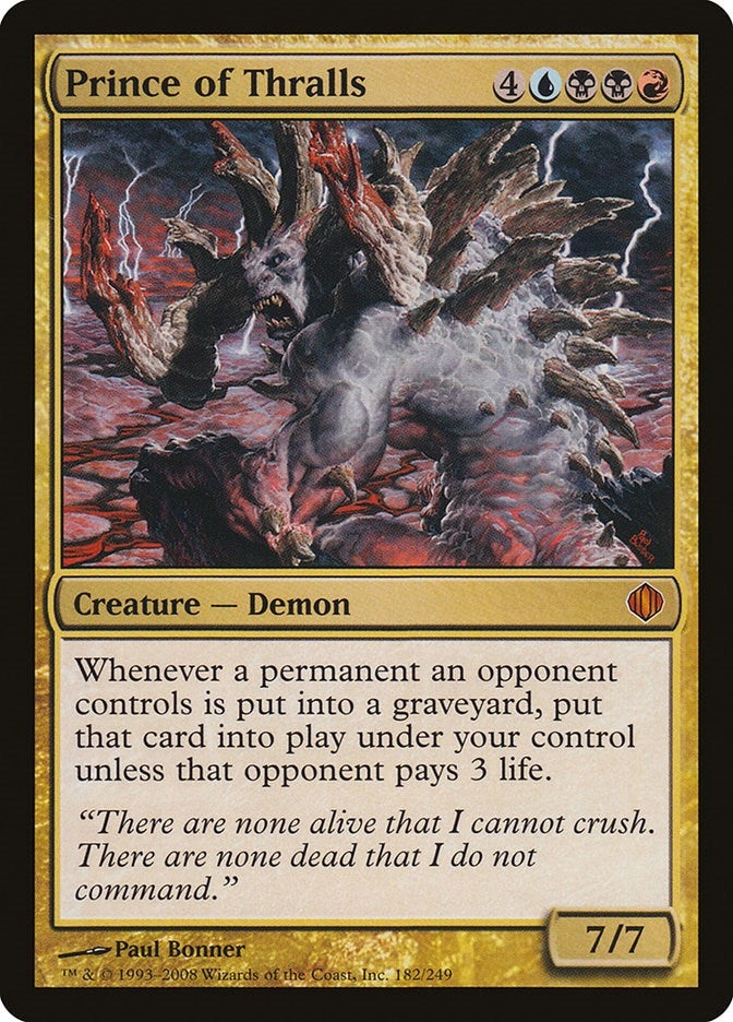 Image for Prince of Thralls (182) - Magic: The Gathering
