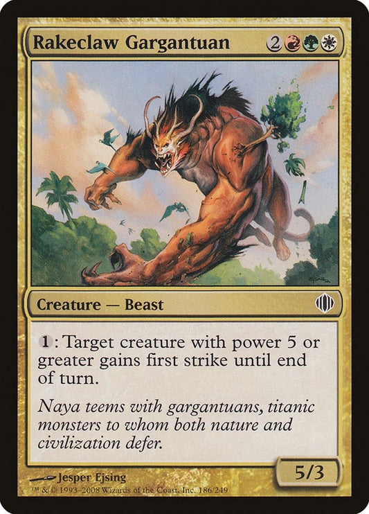 Image for Rakeclaw Gargantuan (186) - Magic: The Gathering
