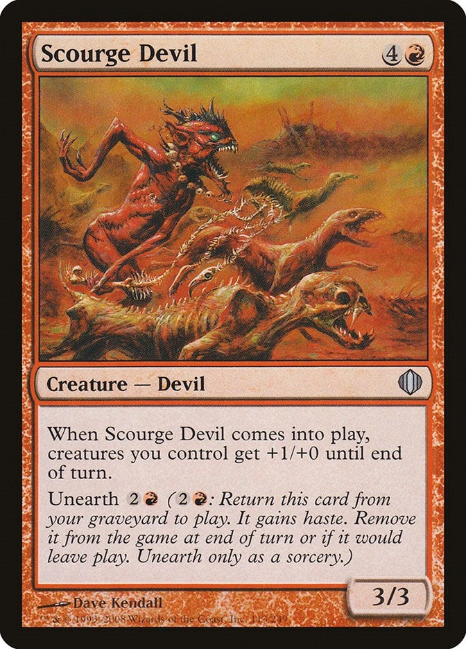 Image for Scourge Devil (113) - Magic: The Gathering