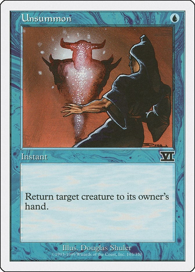 Image for Unsummon (103) - Magic: The Gathering