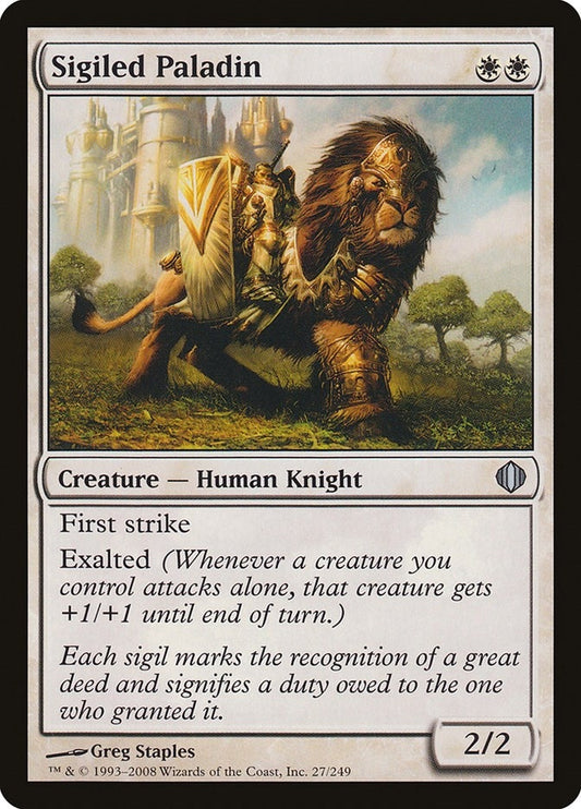 Image for Sigiled Paladin (27) - Magic: The Gathering