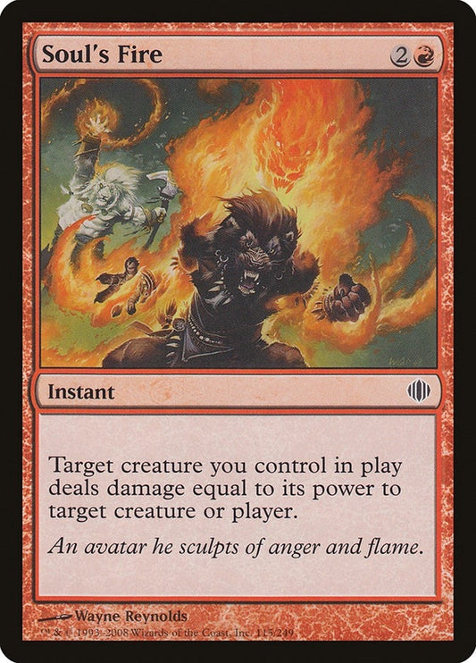 Image for Soul's Fire (115) - Magic: The Gathering