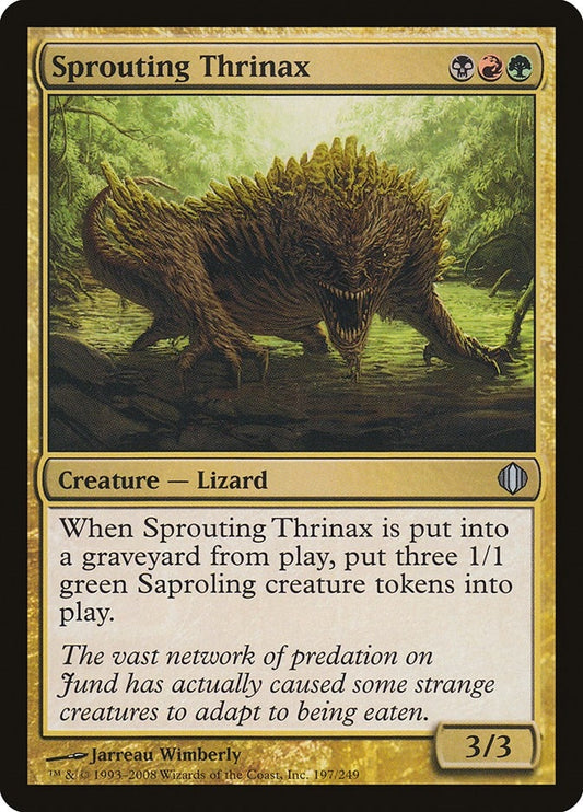 Image for Sprouting Thrinax (197) - Magic: The Gathering