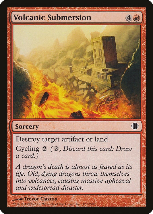 Image for Volcanic Submersion (121) - Magic: The Gathering
