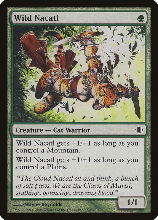 Image for Wild Nacatl (152) - Magic: The Gathering